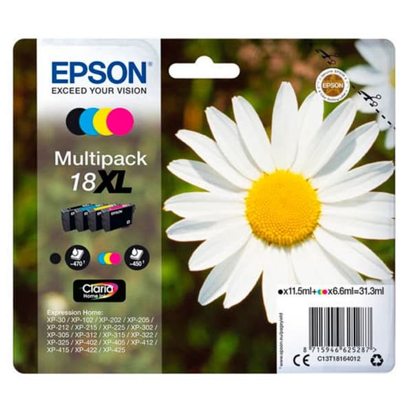 Epson Blækpatron 18xl Multi Pack Flerfarvet