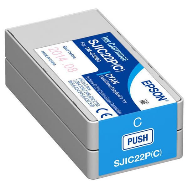 Epson För Tmc C33s020602 3500 Bläck Cartrige Blå
