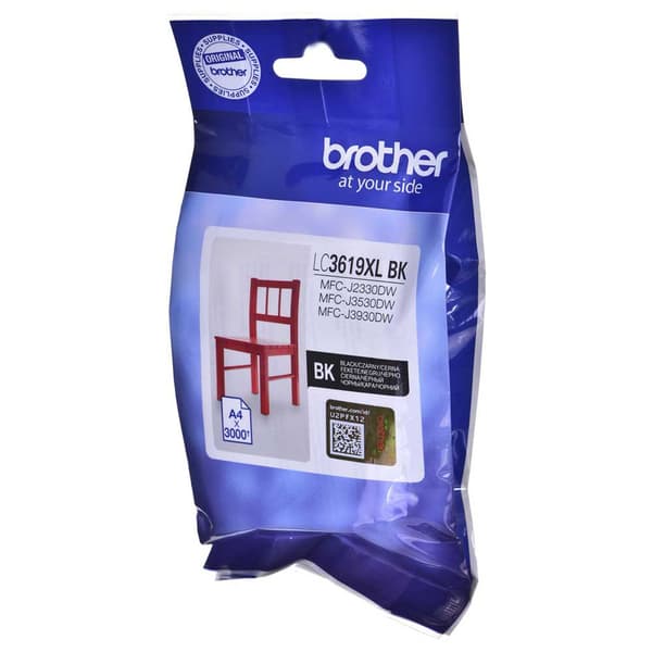 Brother Blækpatron Lc3619xlbk Sort