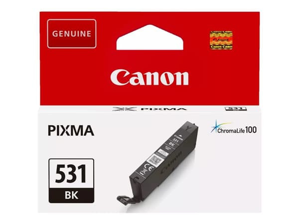 Canon CLI-531 BK - Svart - original - blekkpatron - for PIXMA TS8750, TS8751