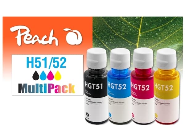 Peach 321284, Perusvärintuotto, 90 ml, 70 ml, 5000 sivua, 4 kpl, Monipakkaus