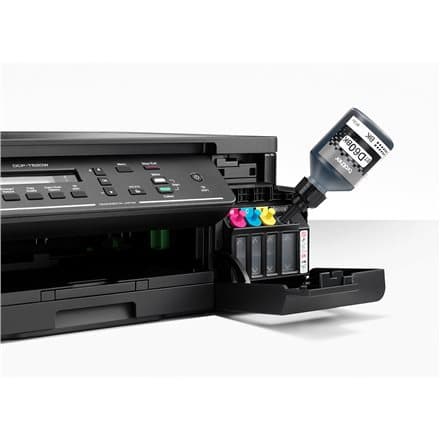 BROTHER inkoust DCP-T520W / A4/ 17/9,5ipm/ 128MB/ 6000x1200/ copy+scan+print/ USB 2.0 / wifi /ink tank system Grå