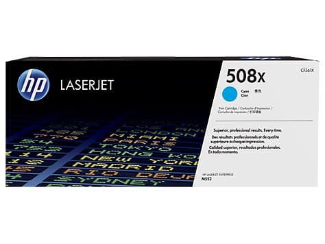 HP tisková kazeta 508x azurová originál, CF361X
