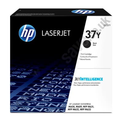 Toner Original HP Black, nr.37Y, pentru LaserJet  M608|M609|M631|M632, 41K, (timbru verde 1.2 lei) , "CF237Y"