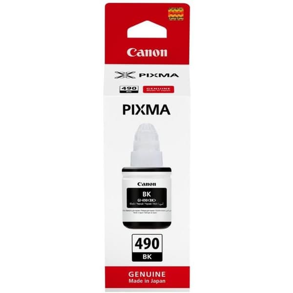 Cartus Cerneala Original Canon Black, GI-490BK, pentru G1400|G2400|G3400 , 135ml, (timbru verde 0.15 lei), "BS0663C001AA"
