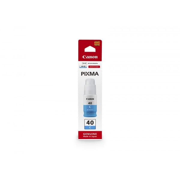 Cartus Cerneala Original Canon Cyan, GI-40C, pentru G6040|G5040, 7.7K, (timbru verde 0.15 lei), "3400C001AA"