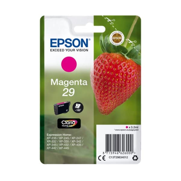 Epson 29 Claria Home Ink | 180Pages | Magenta