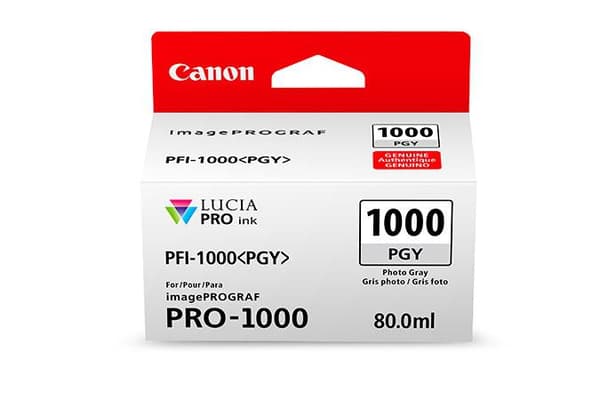 Cartus Cerneala Original Canon Light Grey, PFI-1000PGy, pentru IPF PRO-1000, , (timbru verde 0.15 lei),NOPP, "0553C001AA"