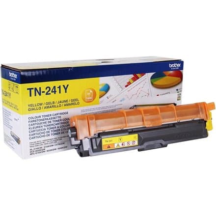 BROTHER TN241Y Toner yellow ptr HL3140CW/3150/3170/DCP9020/MFC9140CDN - 1.400 p