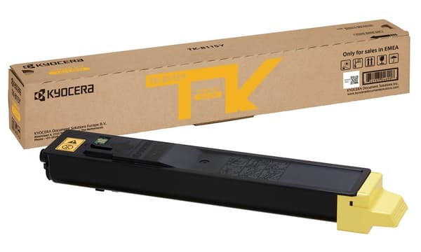 KYOCERA Toner TK-8115Y TK-8115 TK8115 1T02P3ANL0 Original Yellow