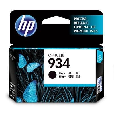 HP inkoustová kazeta 934 černá C2P19AE originál