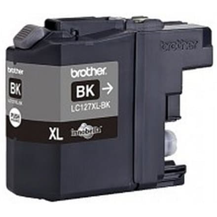 BROTHER inkoustová náplň LC-127XLBK/ Černá/ 1200 stran