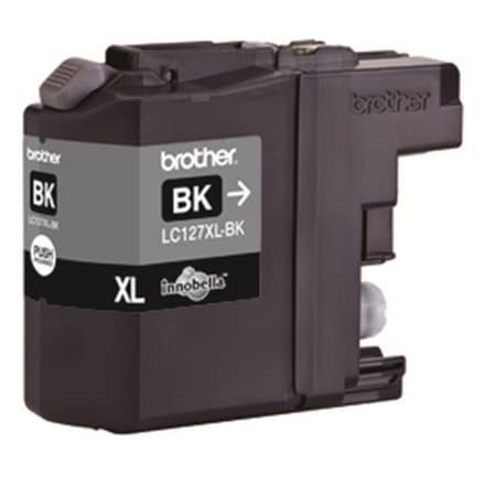BROTHER inkoustová náplň LC-127XLBK/ Černá/ 1200 stran