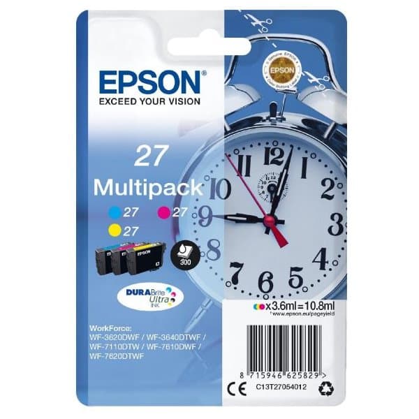 Epson C13T27054012 Multipack 3-colours | 300Pages | Cyan | Yellow | Magenta
