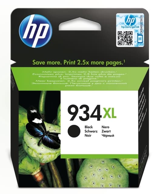 HP inkoustová kazeta 934XL černá C2P23AE originál