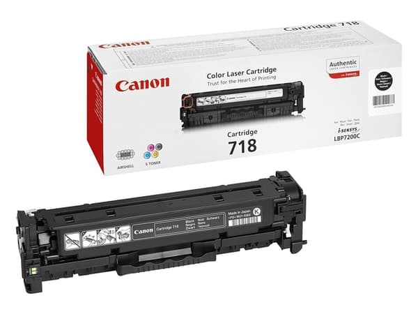 Canon CRG-718 Bk toner cartridge 1 pc(s) Original Black