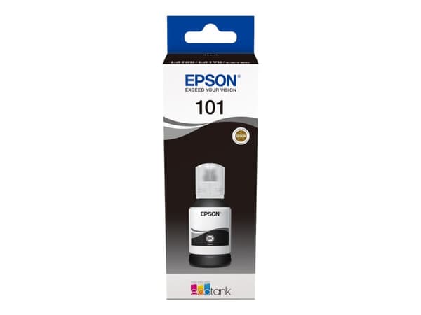 Epson EcoTank 101 - 127 ml - Ultra High Capacity - svart - original - blekkbeholder - for Epson L4260, L4266, L6190, L6260, L6270, L6276, L6290; EcoT