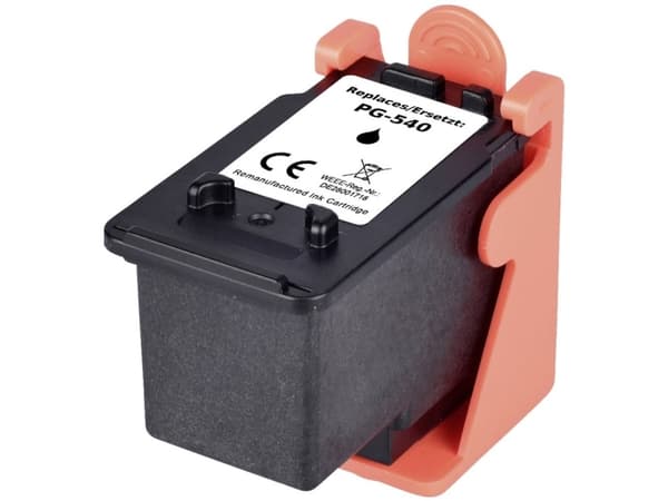 Renkforce Muste korvaa Canon PG-540 (5225B005) yhteensopiva musta RF-I-C-PG540BK RF-5706082