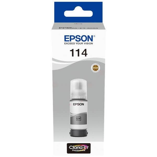 Epson Blekk C13T07B540 114 Grå Ecotank