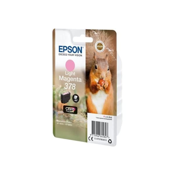 Epson 378 Light Magenta bläckpatron - Ekorre - Expression Photo XP-8500, XP-8500 Small-in-One, XP-8505