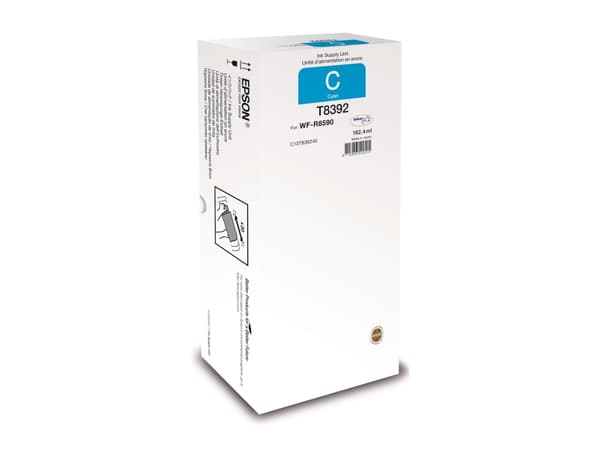 Epson T8392 - XL - cyan - original - bläckpaket - för WorkForce Pro WF-R8590