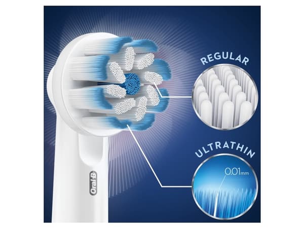 Oral-B Sensitive Clean 81748487, 12 styck, Vit, 3 månad (er), Oral-B, 84,6 g, 18 mm