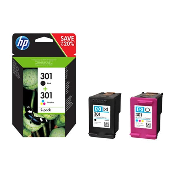 Hp Blækpatron 301 Flerfarvet,Gul,Blå,Sort,Rosa