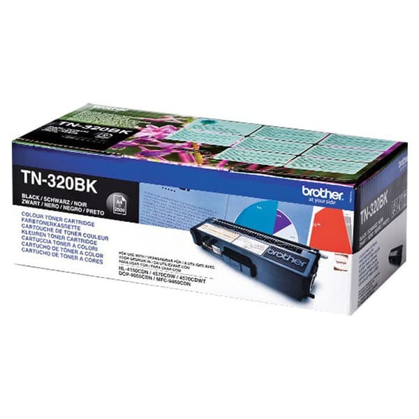 Brother Toner Tn-320bk Sort