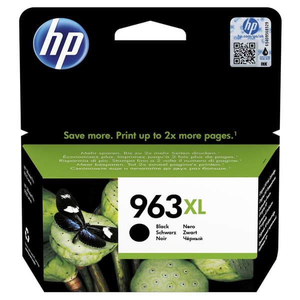 Hp Blækpatron 963xl Sort