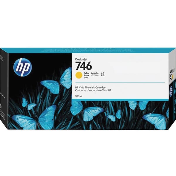 Hp Blækpatron 746 Gul