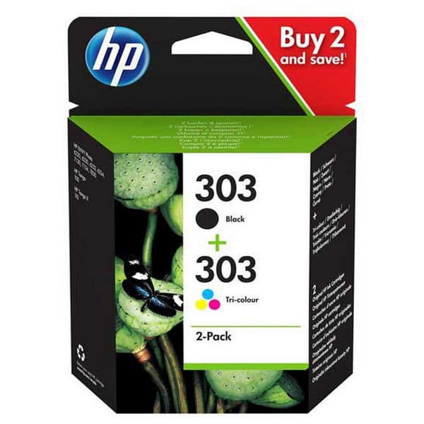 Hp Blækpatron 303 2 Enheder Flerfarvet