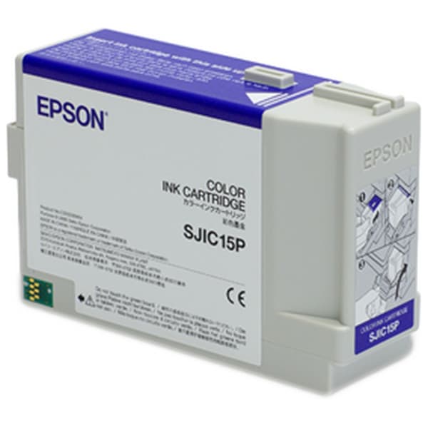 Epson För Tm-c Sjic15p 3400 Bläck Cartrige Flerfärgad,Blå