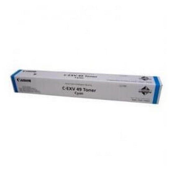 Canon Toner C-exv49 Blå,Hvid