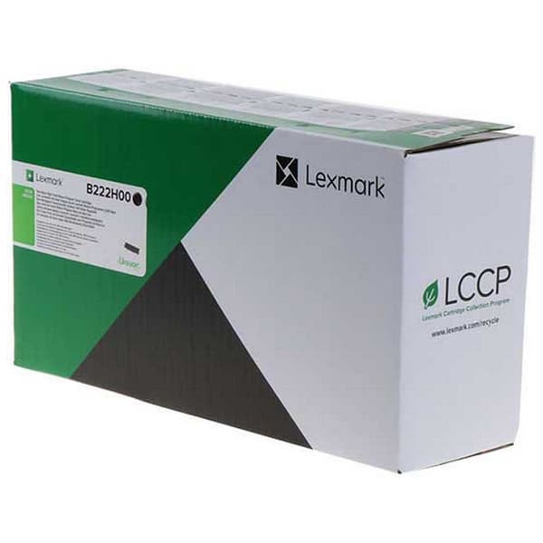 Lexmark Toner Med Høj Kapacitet B222h00 Sort