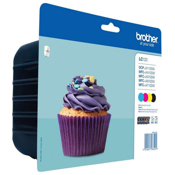 Brother Bläckpatron Lc-123 Pack Svart