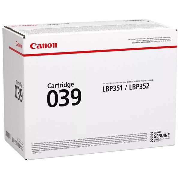 Canon Toner Crg 039 Svart