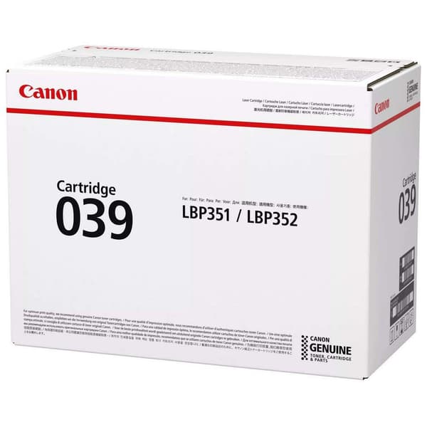 Canon Toner Crg 039 Svart
