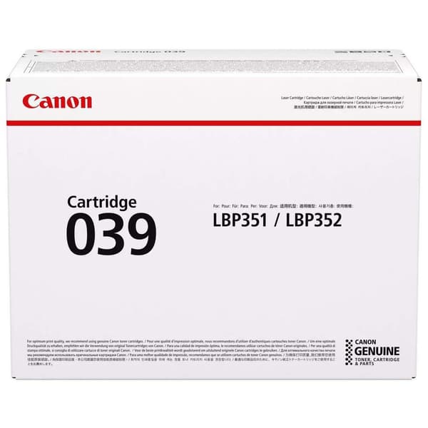 Canon Toner Crg 039 Svart