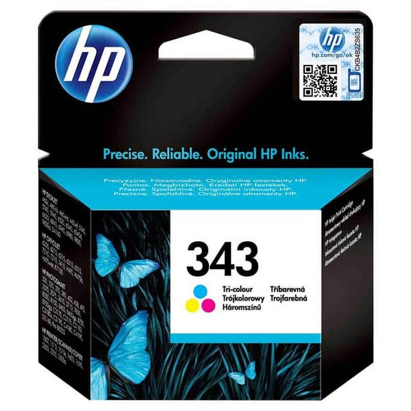 Hp Blækpatron 343 Flerfarvet