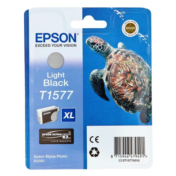 Epson Blækpatron T 157 T 1577 Sort