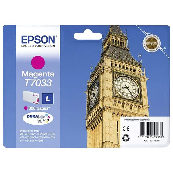 Epson Bläckpatron Wp4000/4500 Lila
