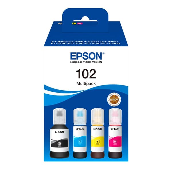 Epson Blækpatron Ecotank T102 T03r6 Flerfarvet