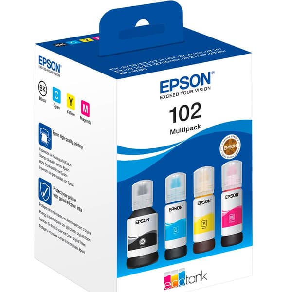 Epson Bläckpatron Ecotank T102 T03r6 Flerfärgad