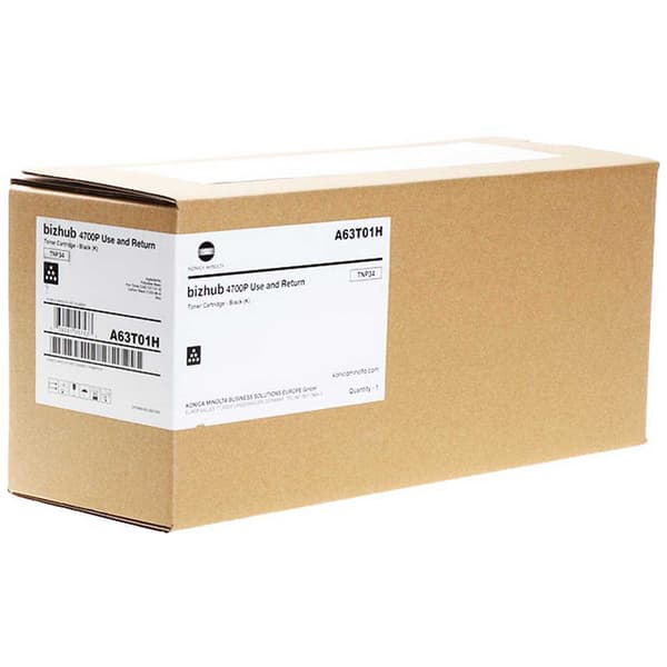 Konica Minolta Toner Tnp-34 4700p A63t01h Sort