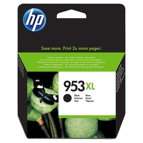 Hp Højtydende Blækpatron 953xl Sort