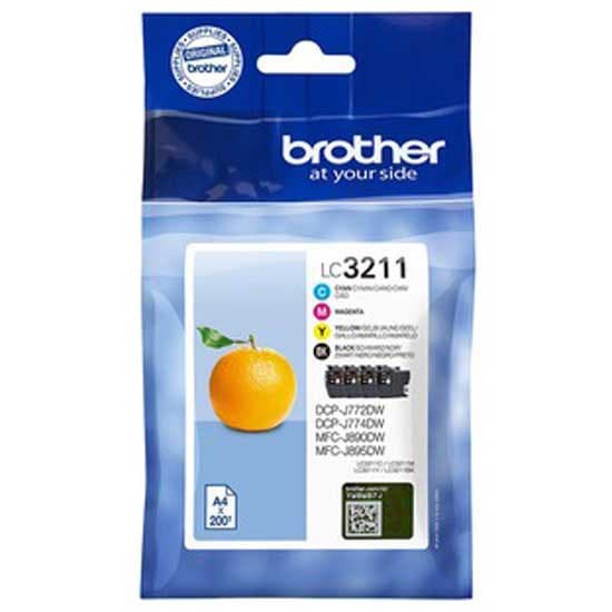 Brother Bläckpatron Lc3211val Svart,Flerfärgad