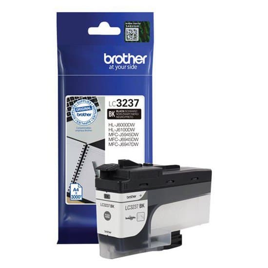 Brother Bläckpatron Lc-3237bk Svart