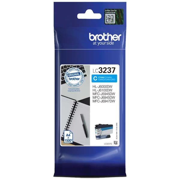 Brother Blækpatron Lc-3237c Blå
