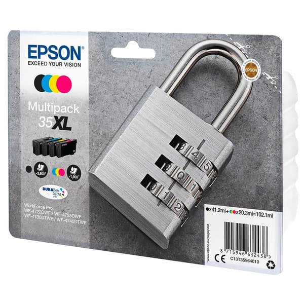 Epson Bläckpatron Dura Brite Ultra Multipack 35 Xl T3596 Flerfärgad