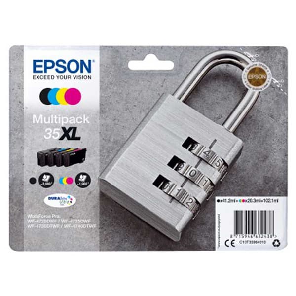 Epson Blækpatron Dura Brite Ultra Multipack 35 Xl T3596 Flerfarvet